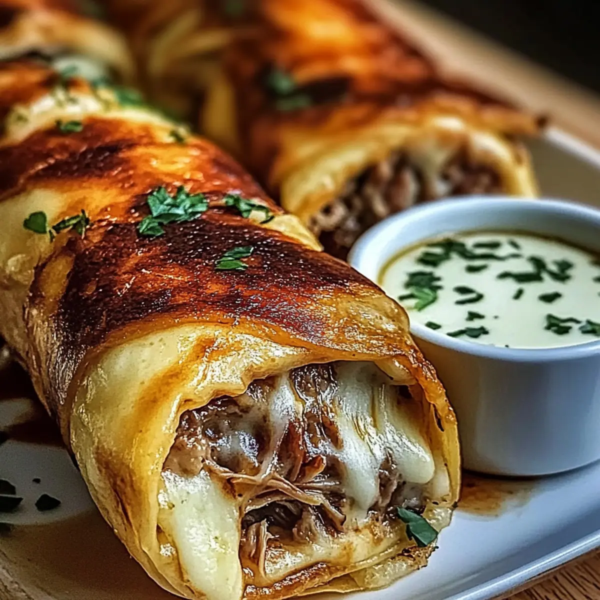 Savory French Dip Tortilla Roll Ups for Quick Family Fun