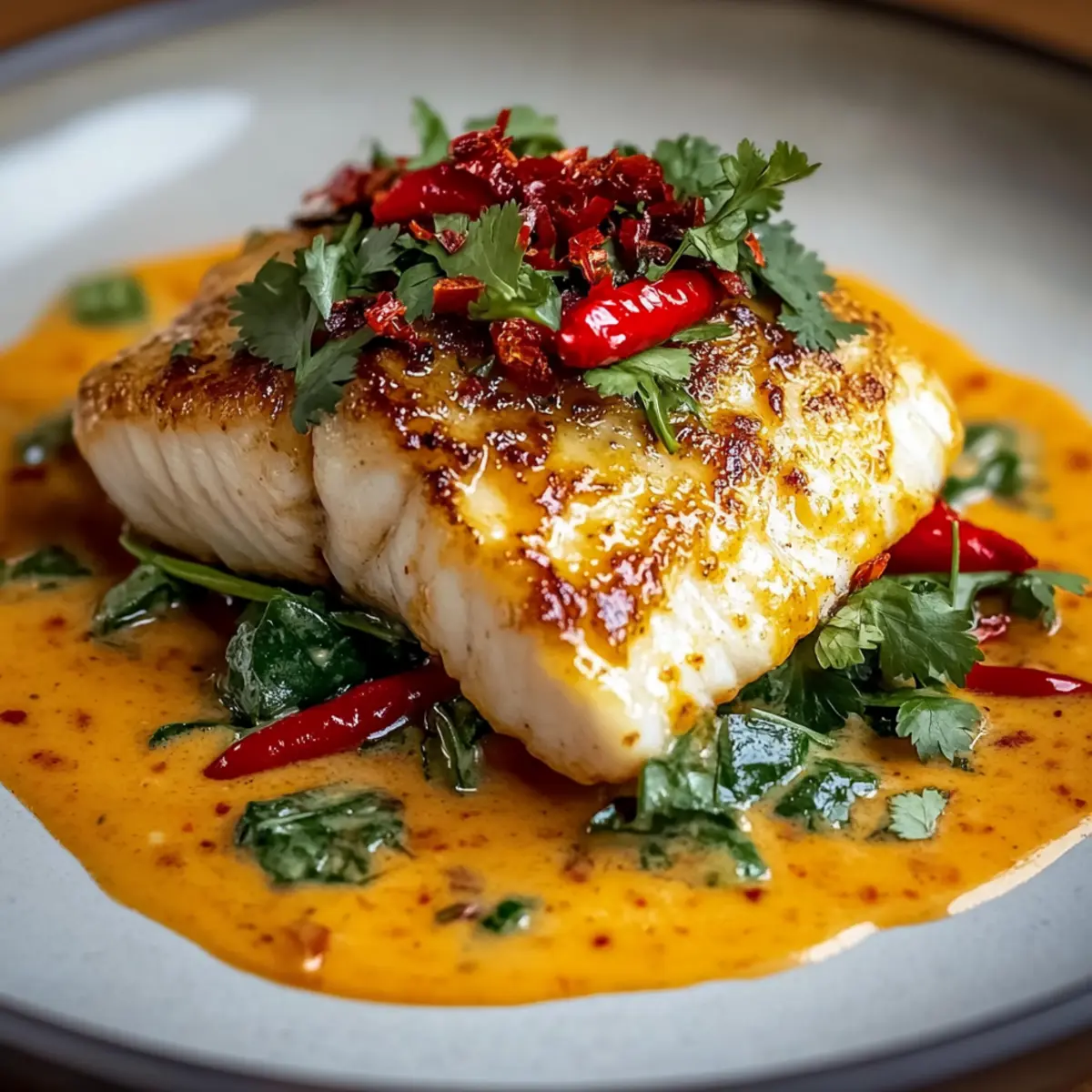 Tropical Grouper with Spicy Coconut for a Quick Taste of Paradise