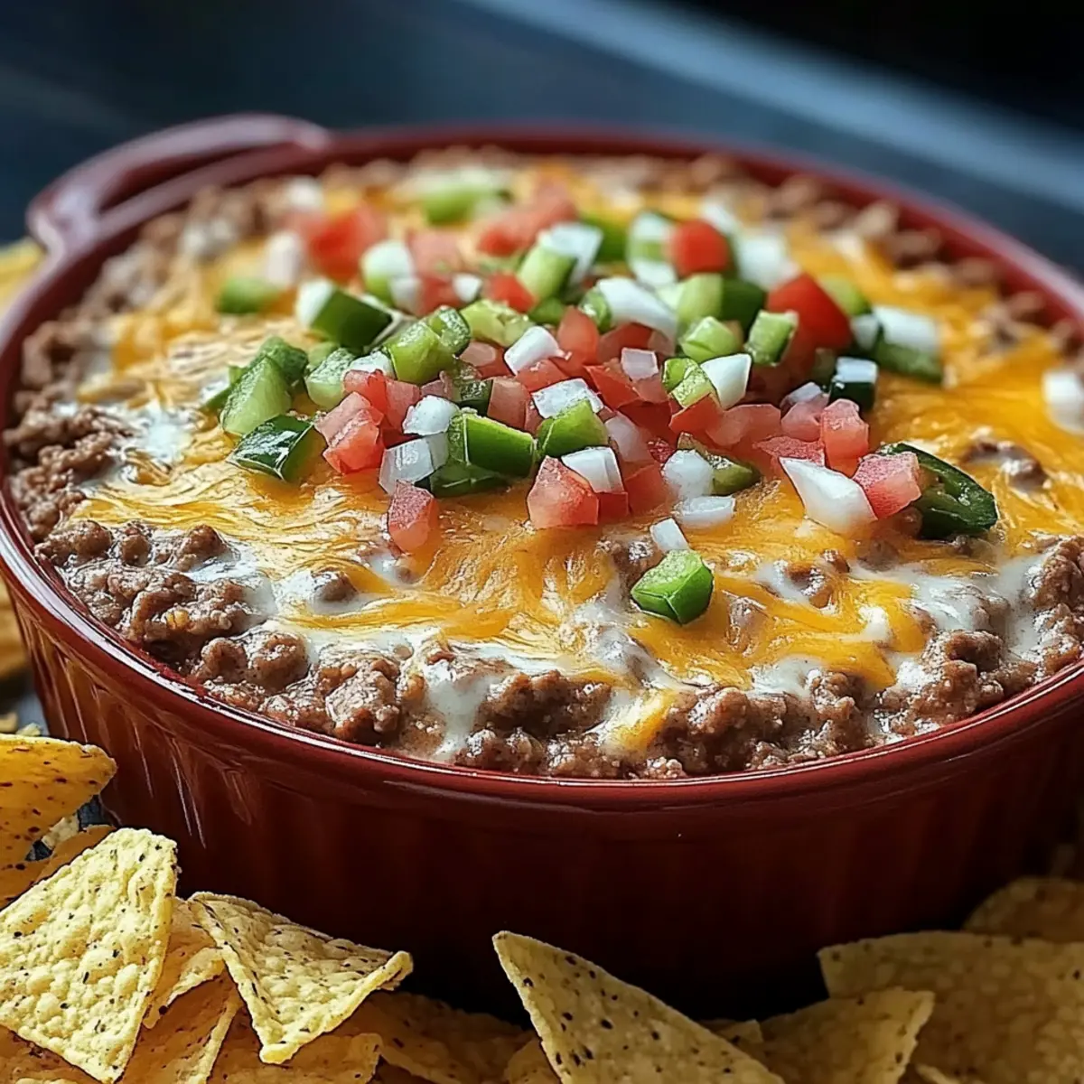 Irresistible Meaty Texas Trash Dip for Decadent Game Days