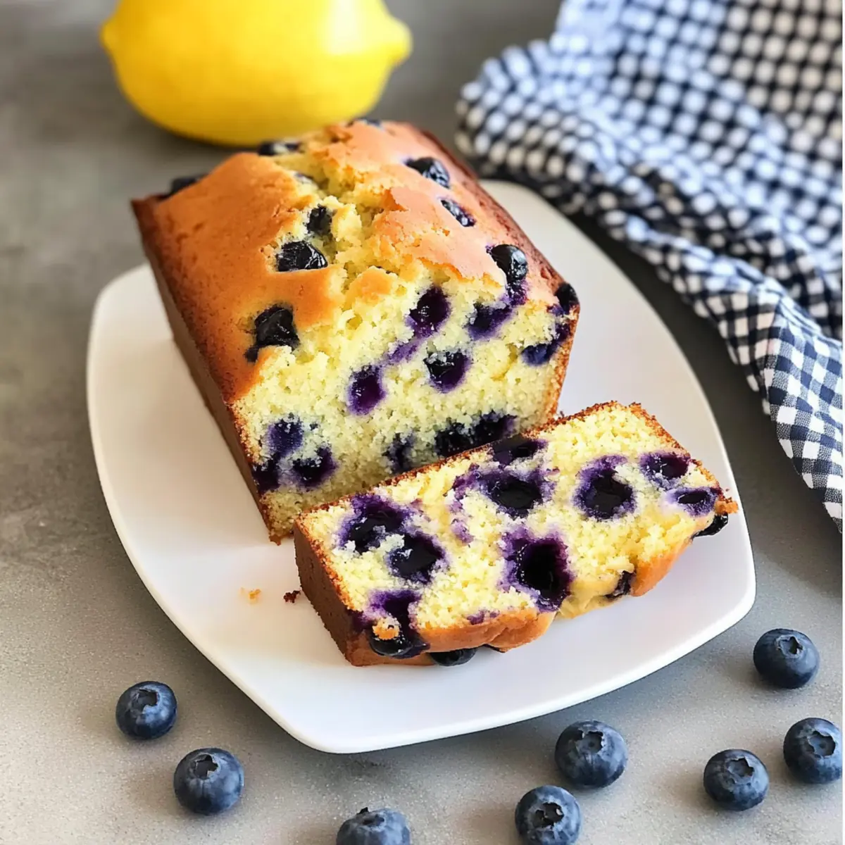 Delicious Blueberry Lemon Pound Cake Loaf for Perfect Afternoons