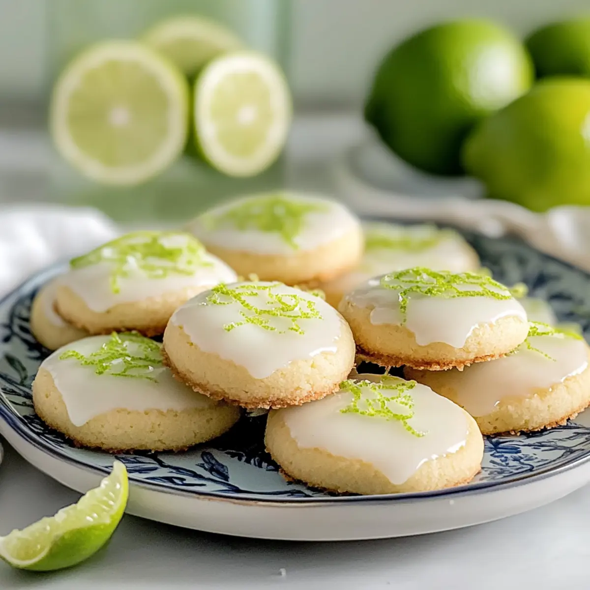 Buttery Lime Shortbread Cookies: A Refreshing Treat to Savor