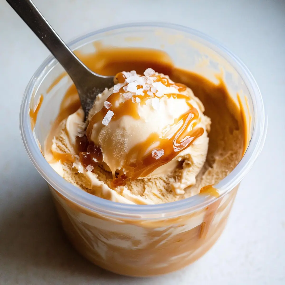 Guilt-Free Ninja Creami Salted Caramel Ice Cream Recipe