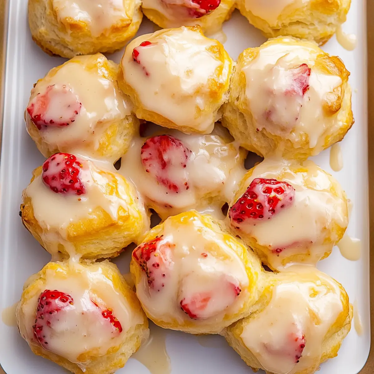 Decadent Strawberry Biscuits That Burst with Fresh Flavor