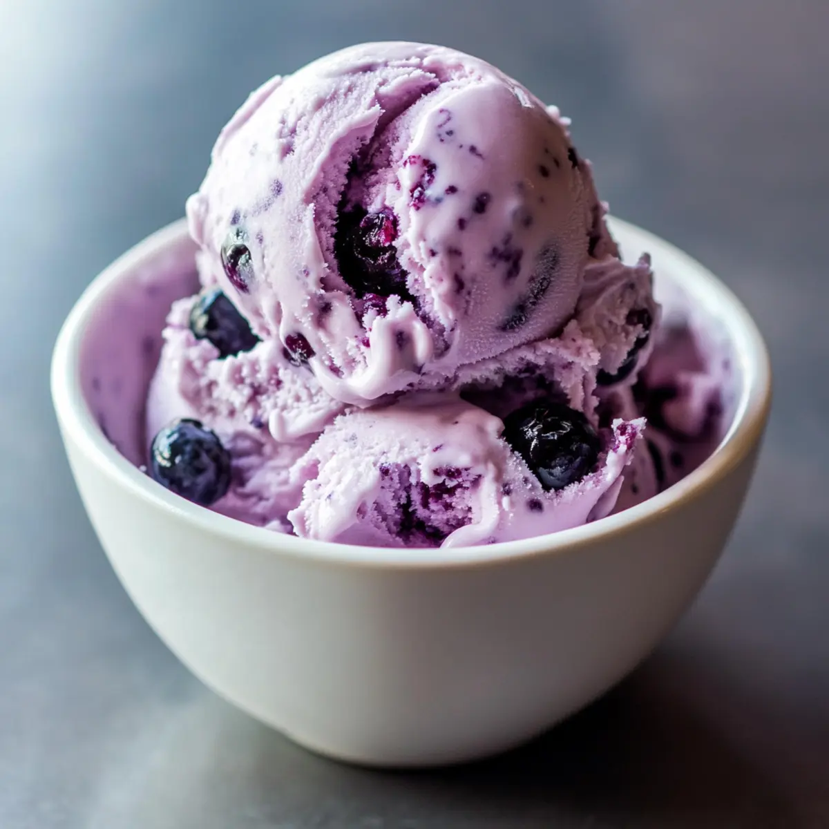 Creamy Blueberry Cottage Cheese Ice Cream That’s Guilt-Free
