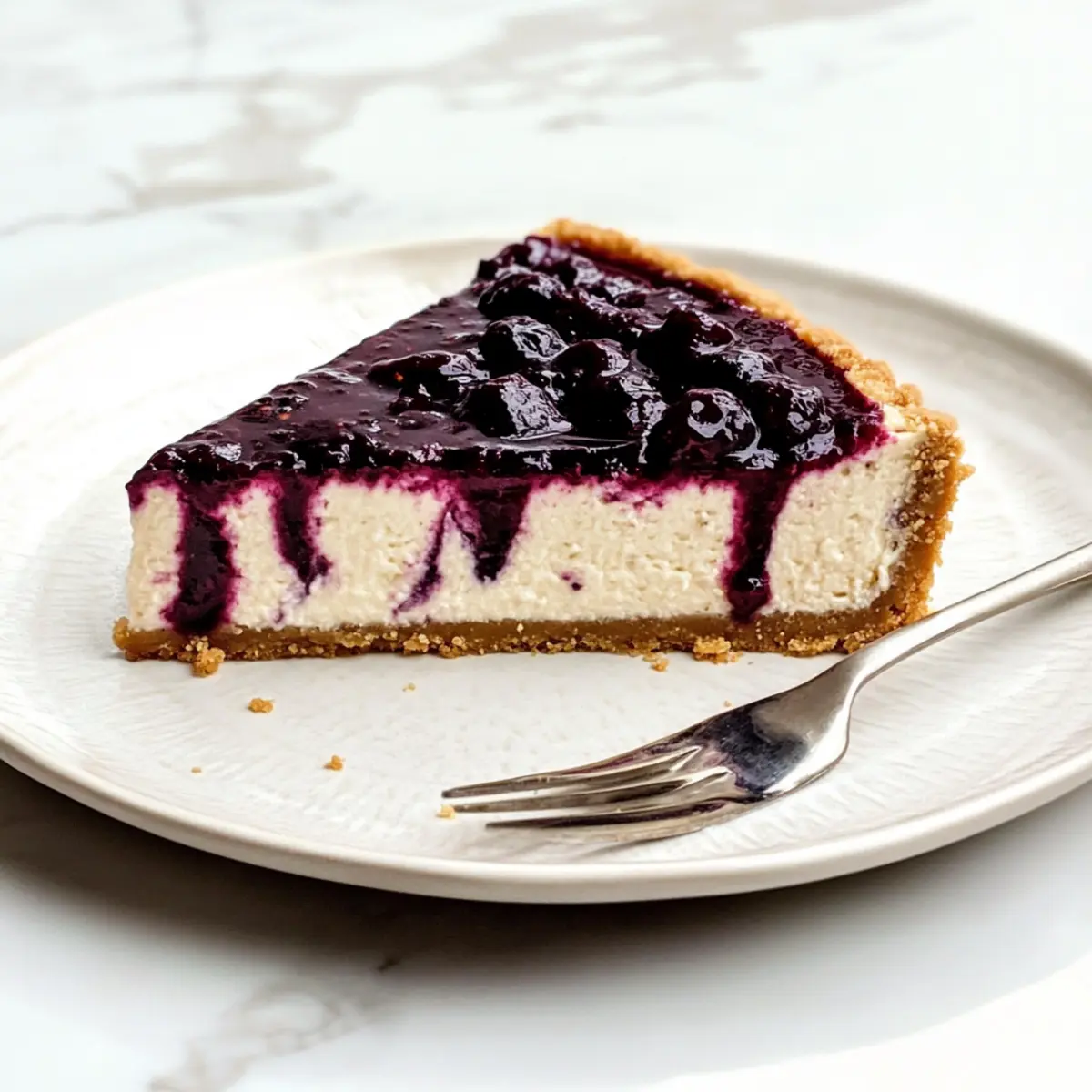 Indulge in Mulberry & Earl Grey Cheesecake Bliss