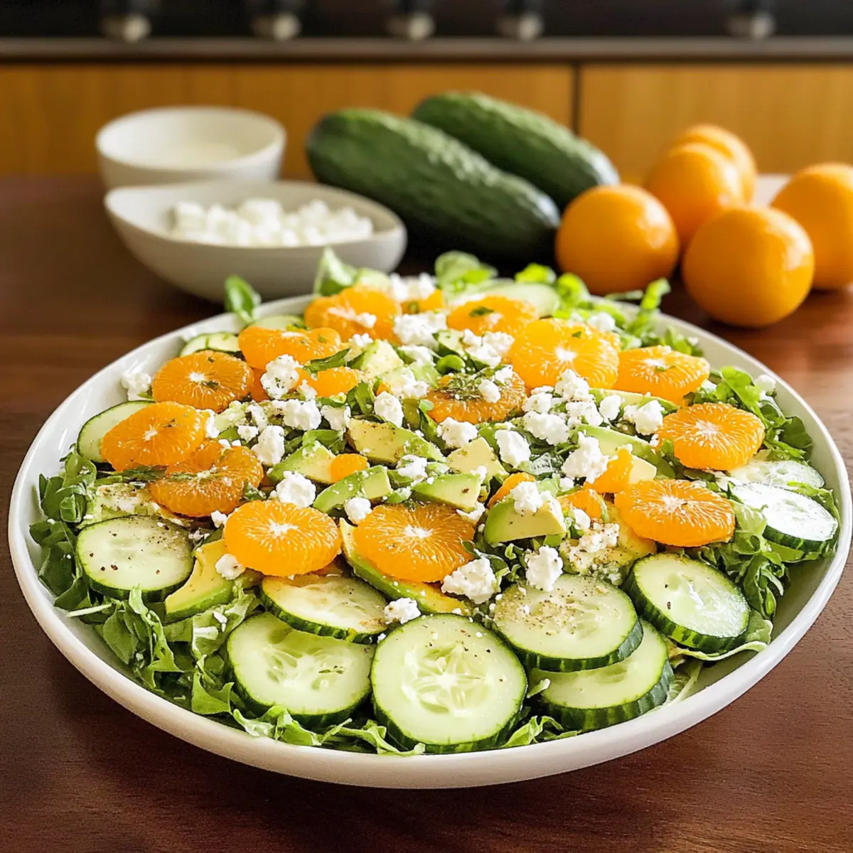 Vibrant Irish Flag Clementine Cucumber Salad for Any Occasion
