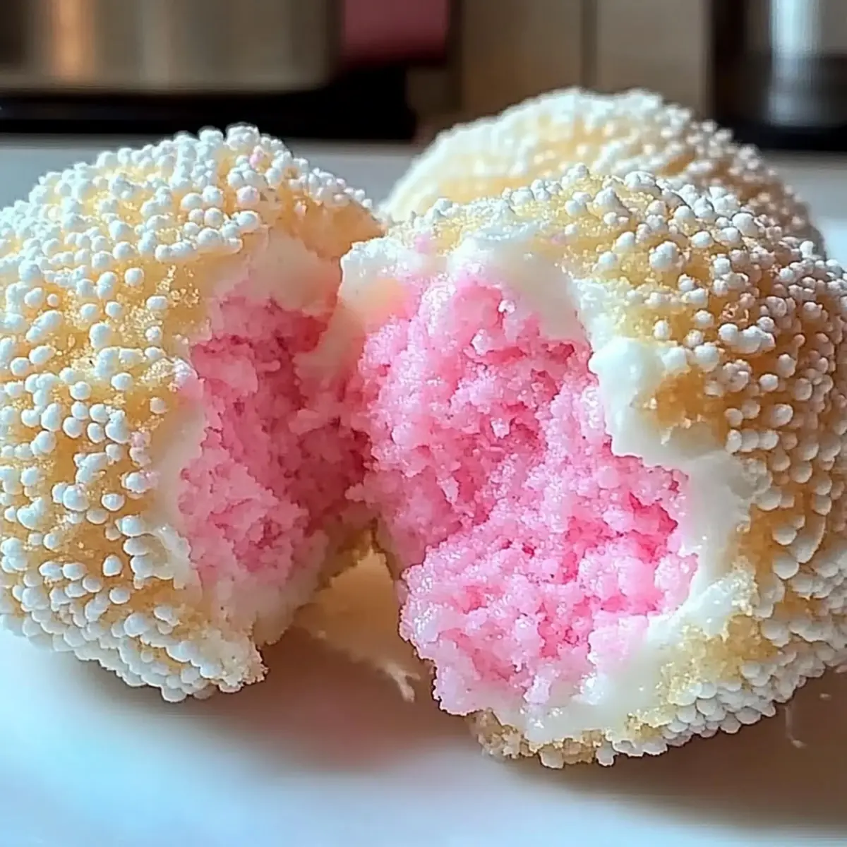 Crispy Cotton Candy Cheesecake Bombs for Sweet Nostalgia