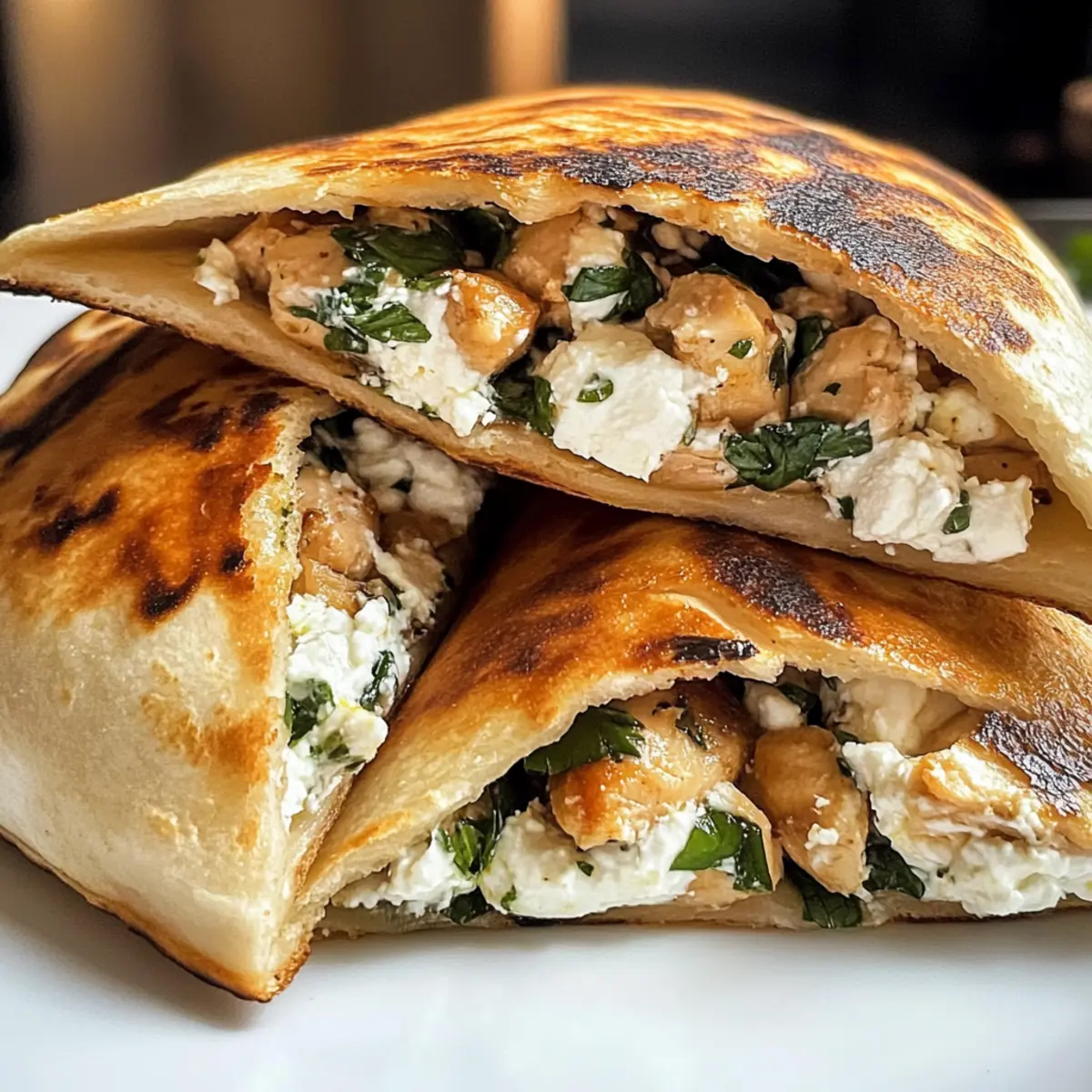Crispy Pita with Chicken & Feta: Your New Healthy Favorite