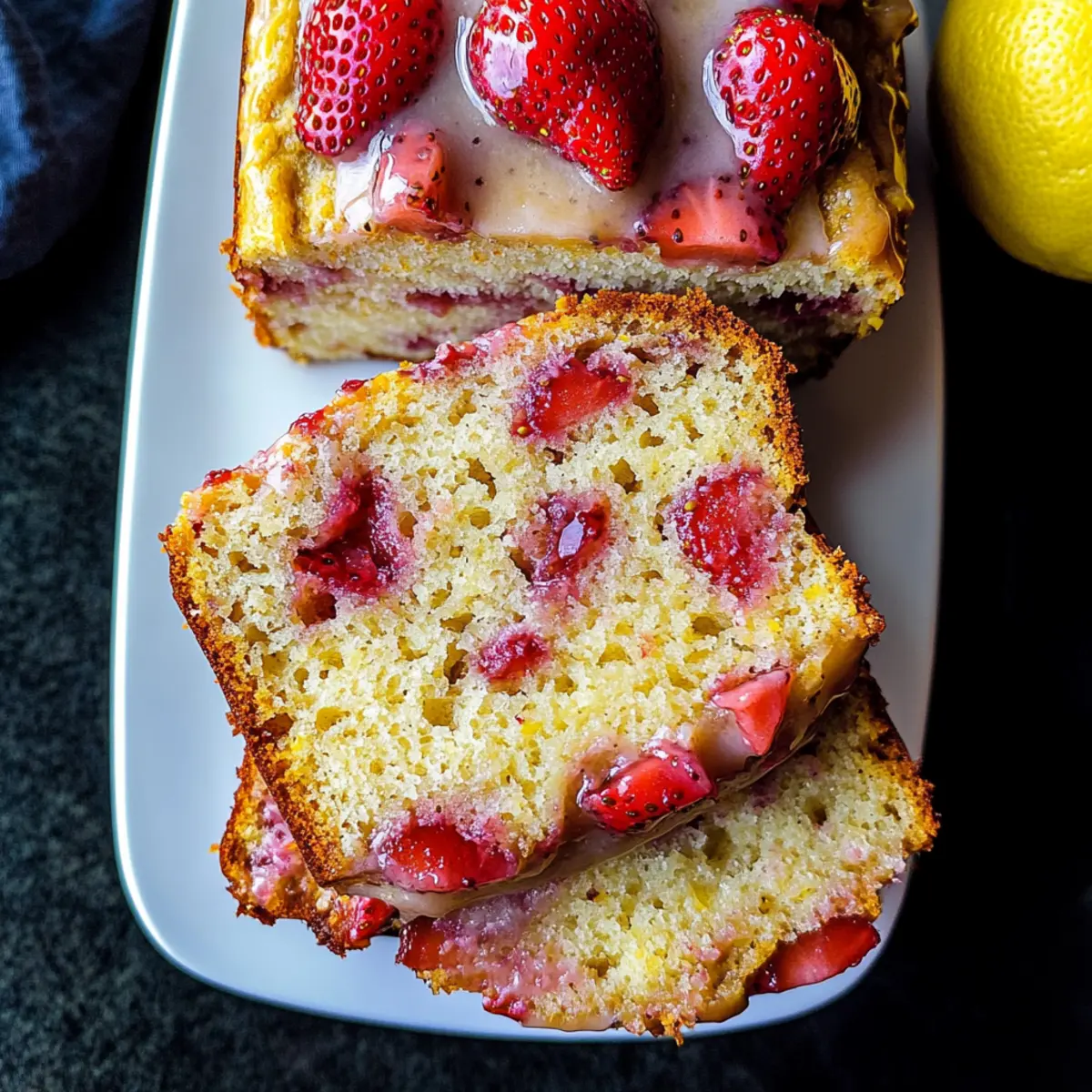 Strawberry Lemonade Quick Bread: A Slice of Summer Joy