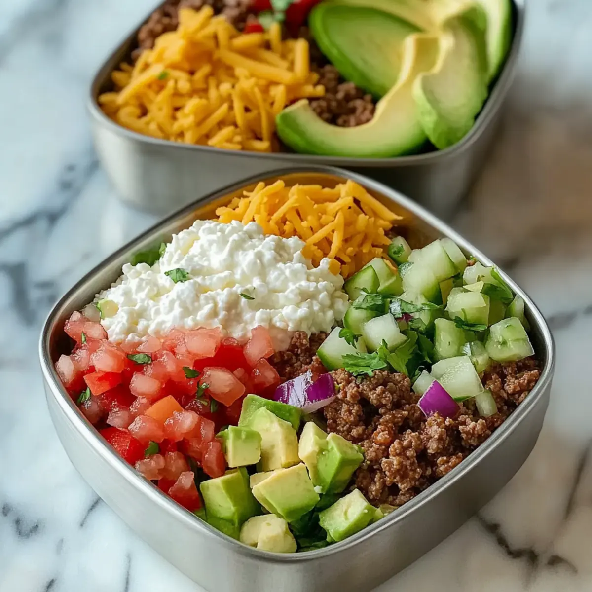 Delicious Cottage Cheese Taco Bowls for Easy Meal Prep