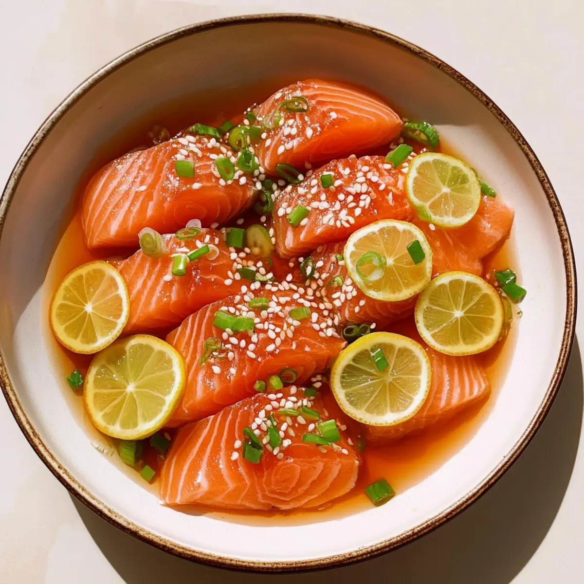 Salmon Crudo with Citrus Soy Dressing: A No-Cook Delight