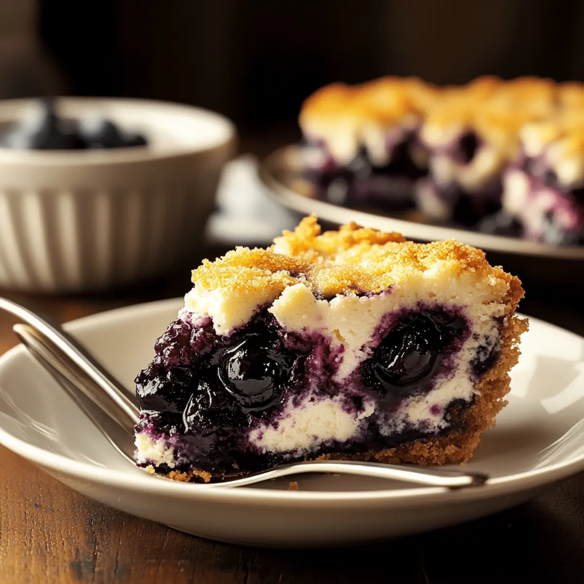Decadent Cheesecake Blueberry Dump Cake That Impresses Always