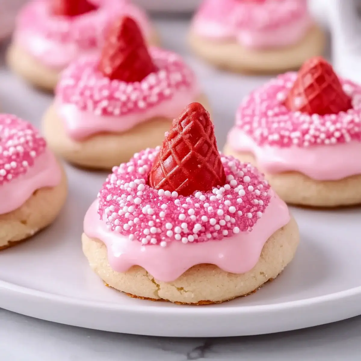 Strawberry Kiss Cookies That Melt Hearts This Valentine’s Day