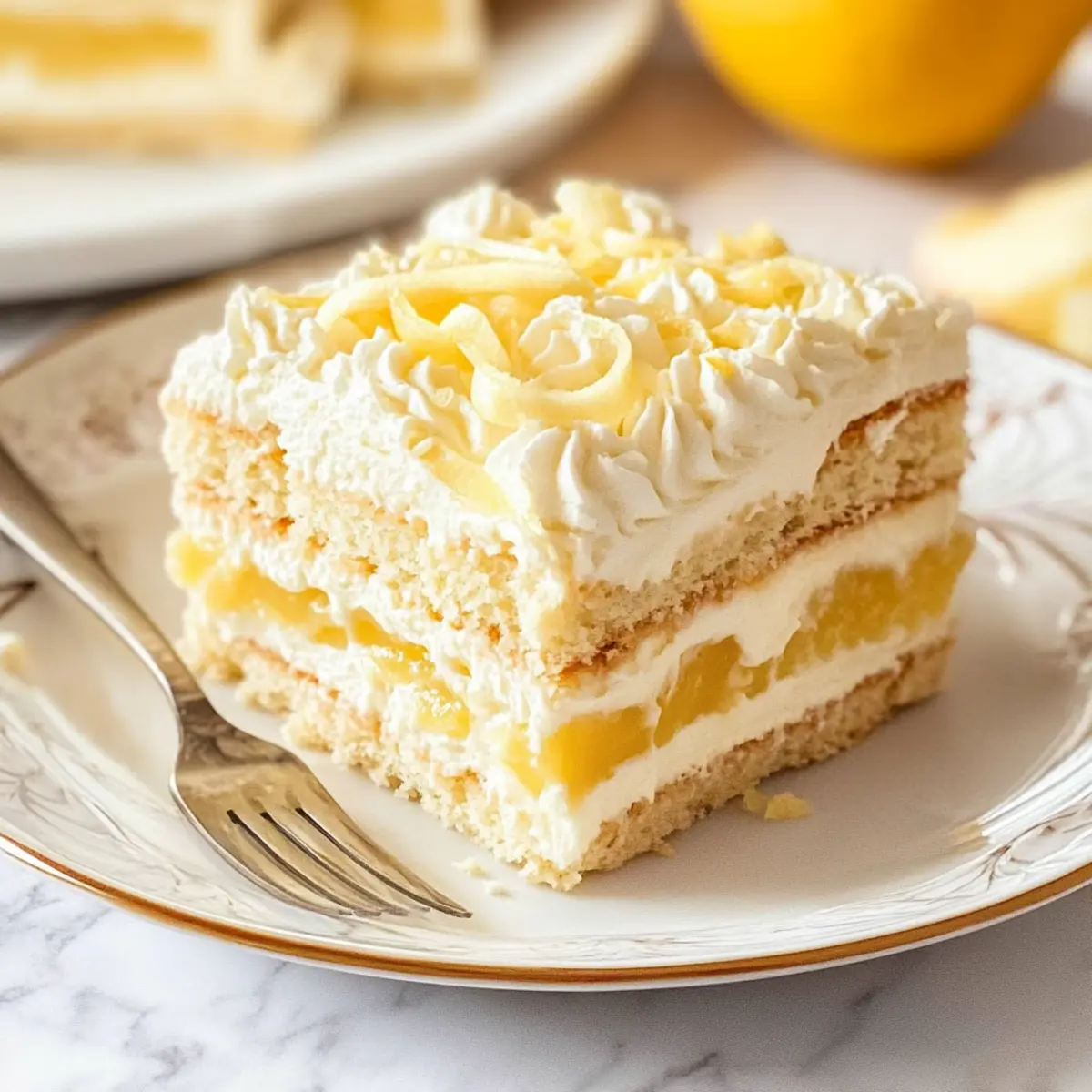 Creamy Lemon Tiramisu for a Bright, No-Bake Delight