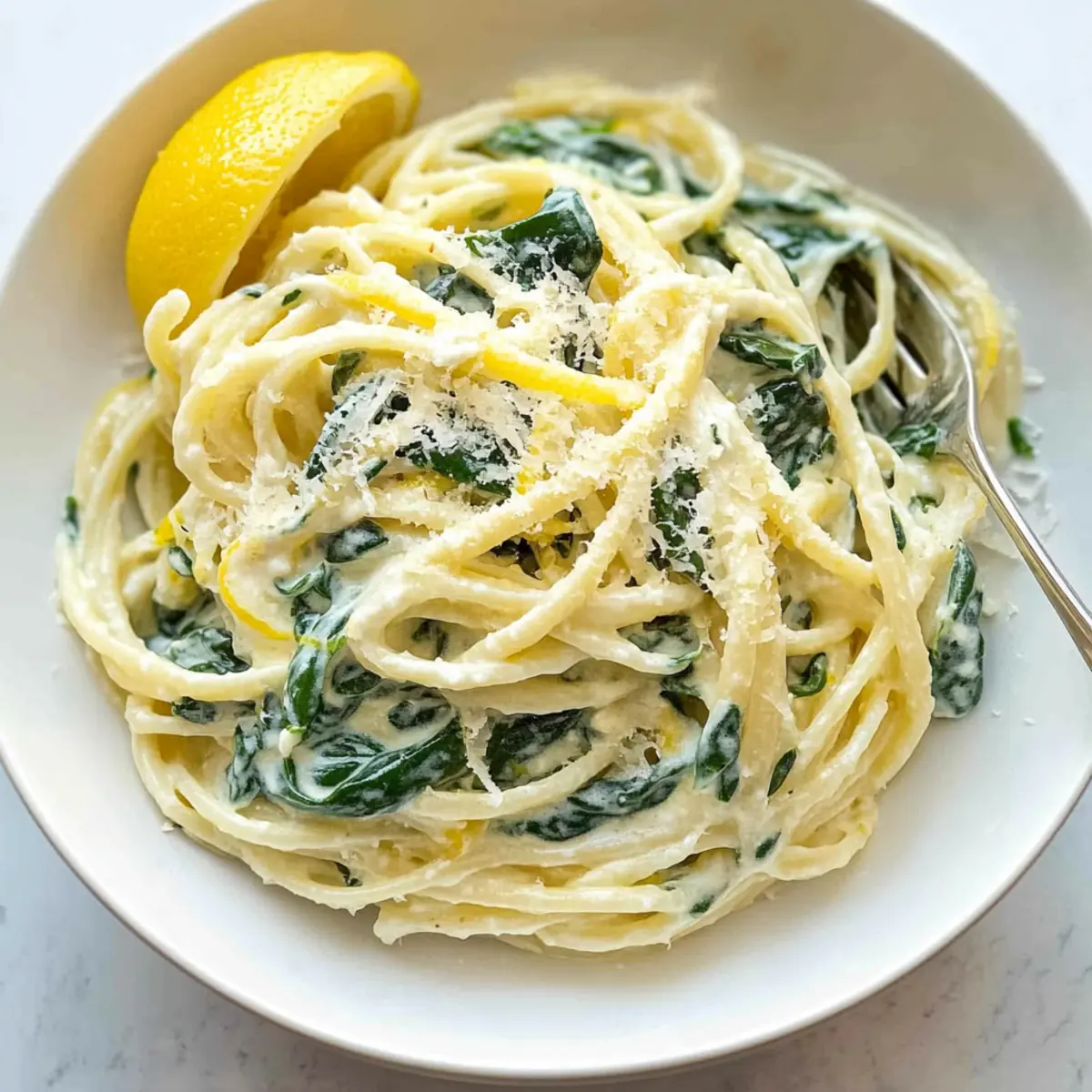 EASY LEMON RICOTTA PASTA & SPINACH for Zesty Weeknight Meals