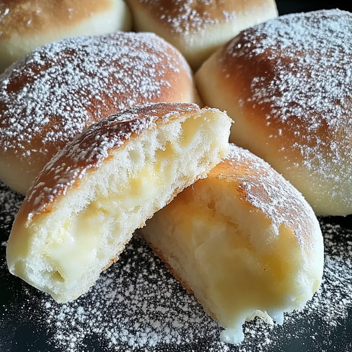 Fluffy Stovetop Custard Cream Buns Your New Favorite Treat