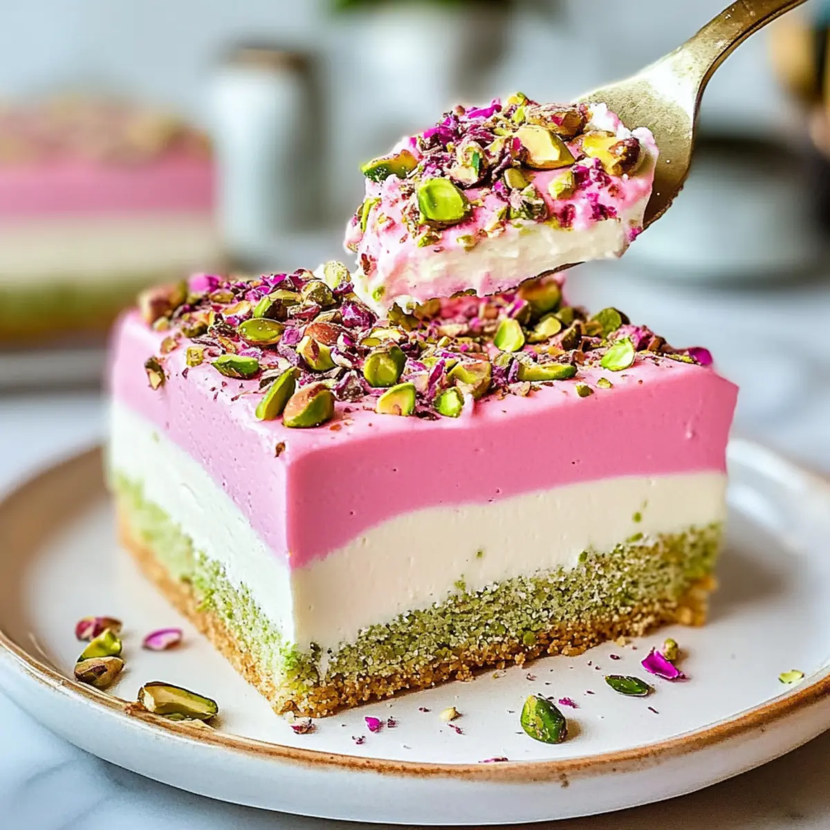 Delightful Pistachio Rose Milk Cake Recipe for Cozy Moments