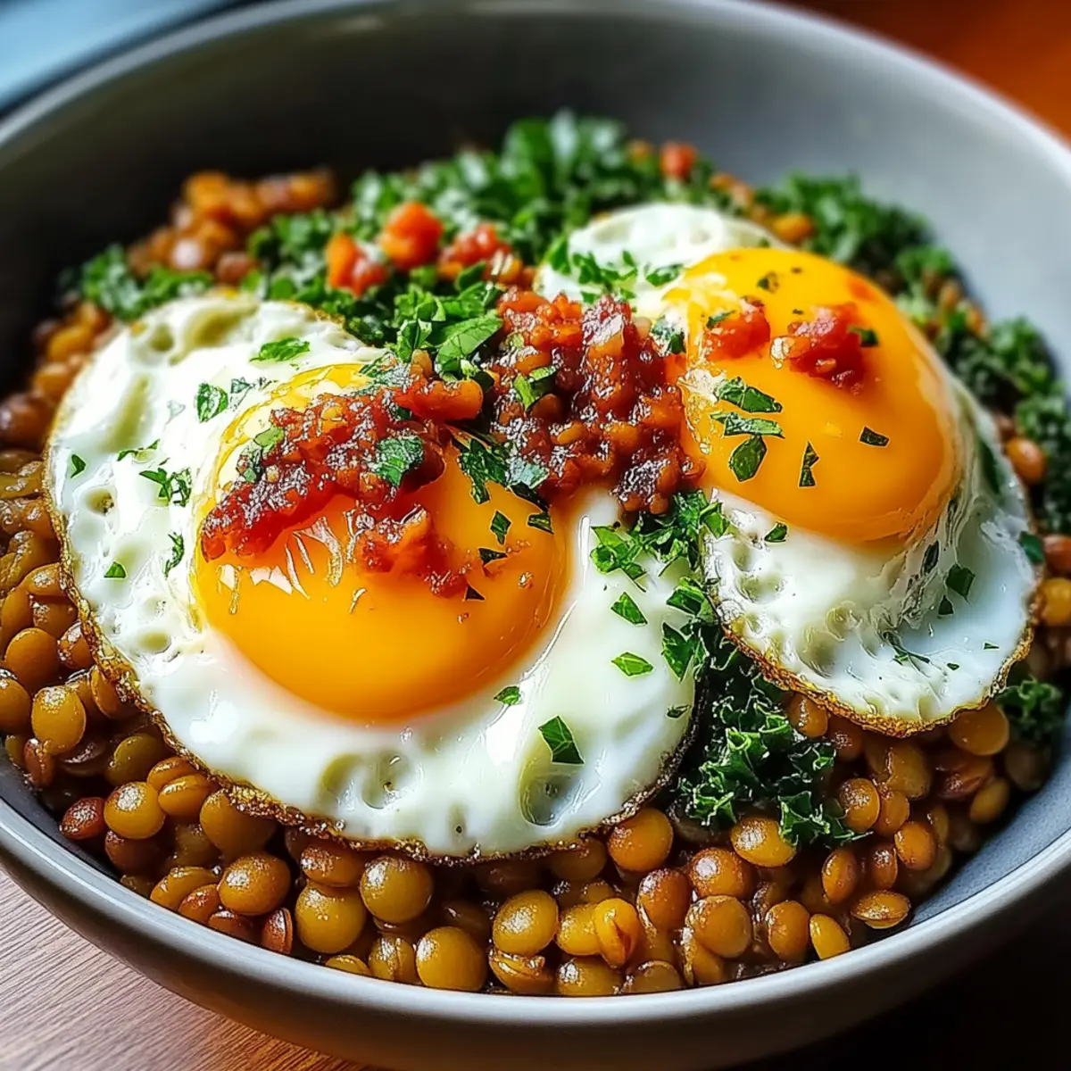 Savory Lentil Breakfast Bowl: A Nourishing Morning Delight