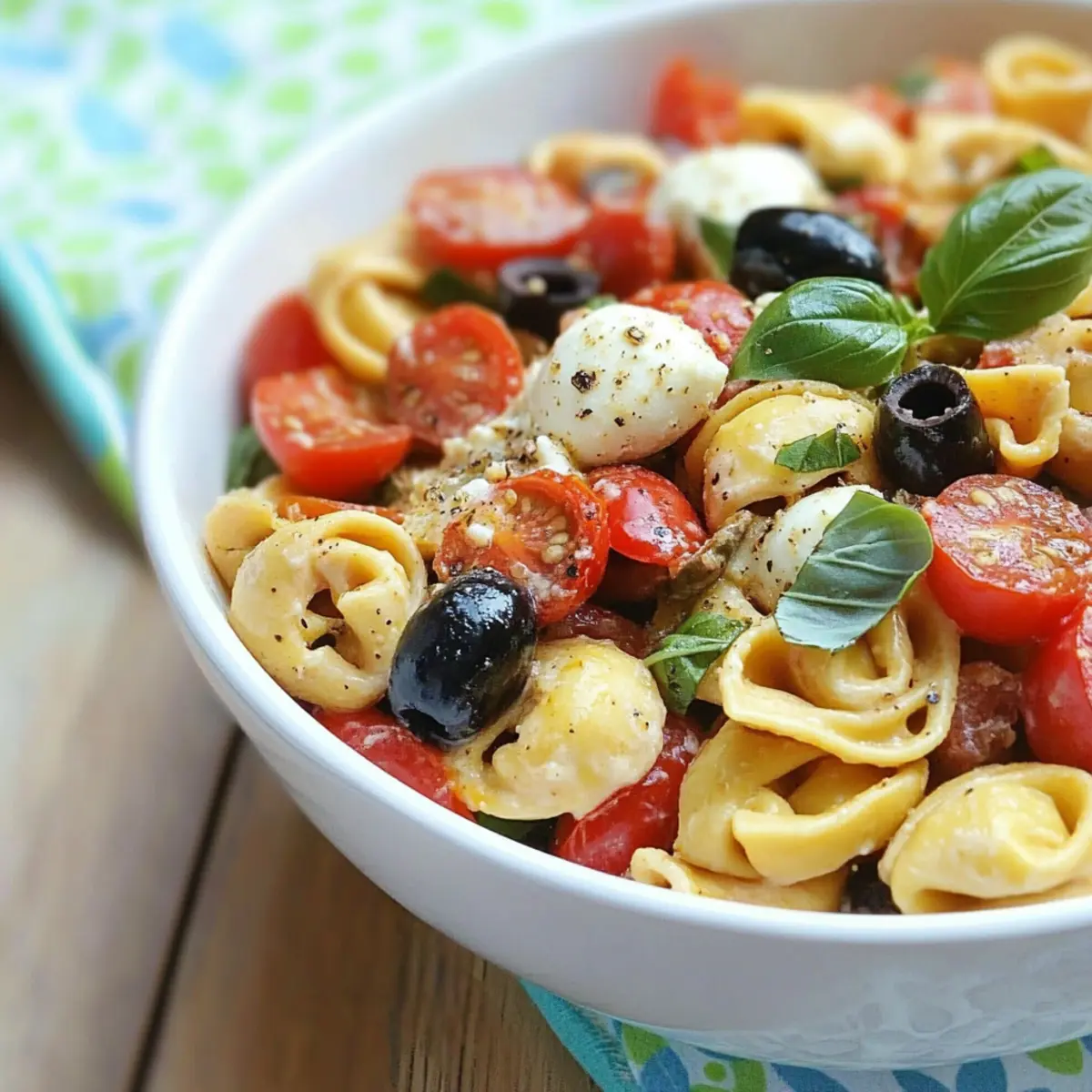 Sunshine in a Bowl: Roasted Red Pepper and Parmesan Tortellini Salad