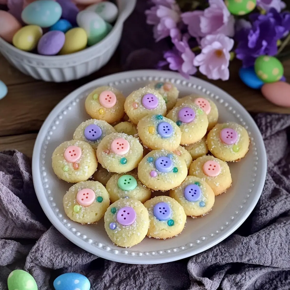 Easter Bunny Button Cookies: Magic Easter Treats to Make & Share