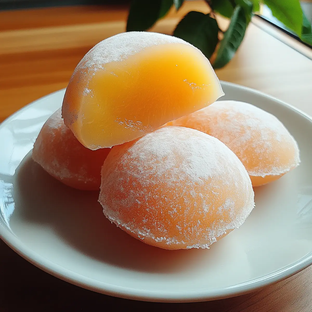 Whole Peach Mochi Recipe: Chewy Delight You’ll Love