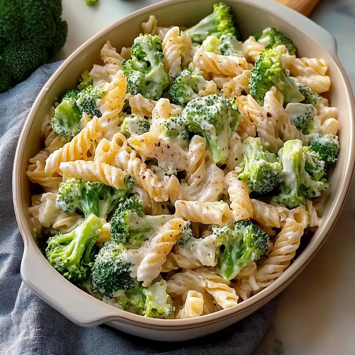 Creamy High Protein Broccoli Pasta Salad You’ll Love