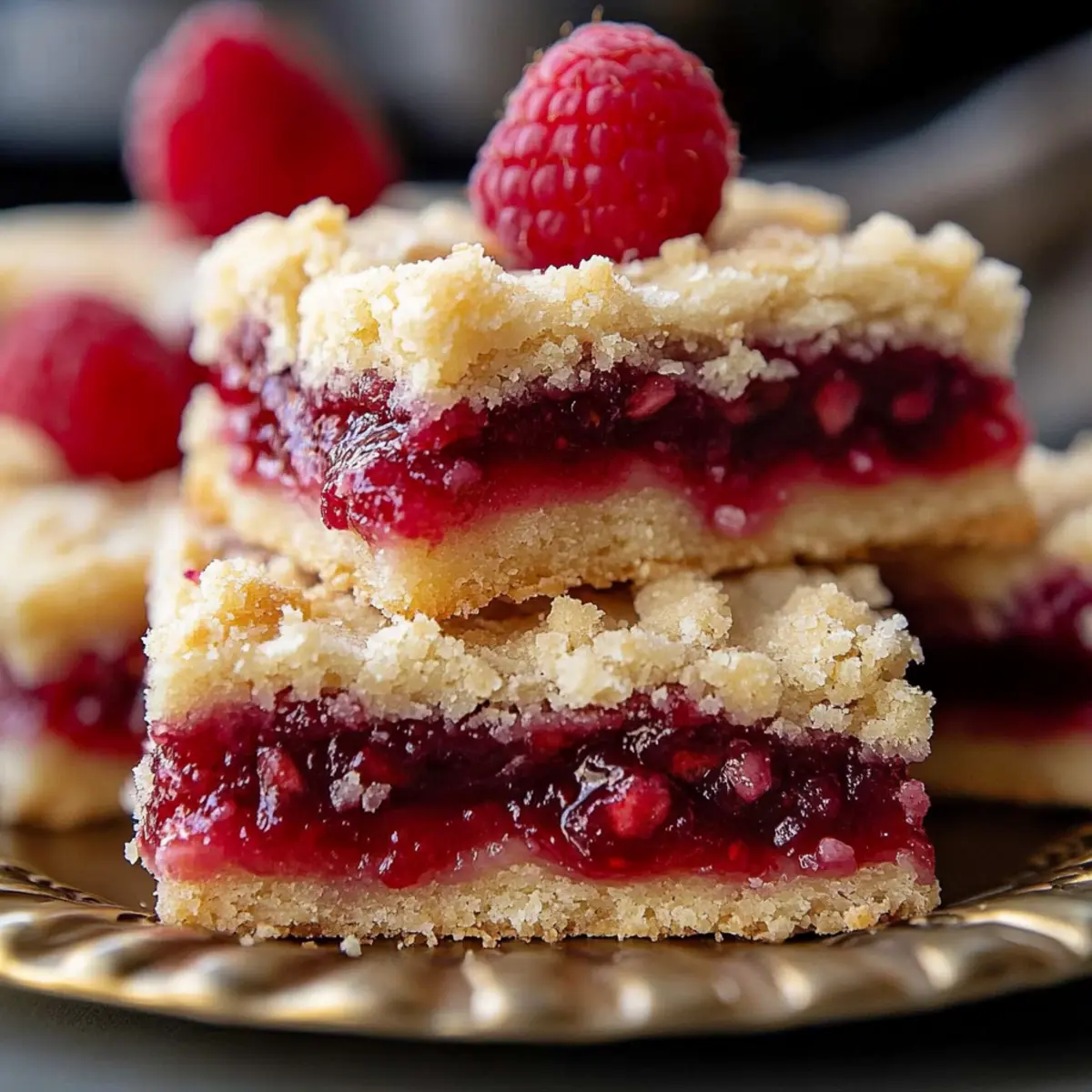 Raspberry Almond Shortbread Bars: A Sweet Slice of Bliss