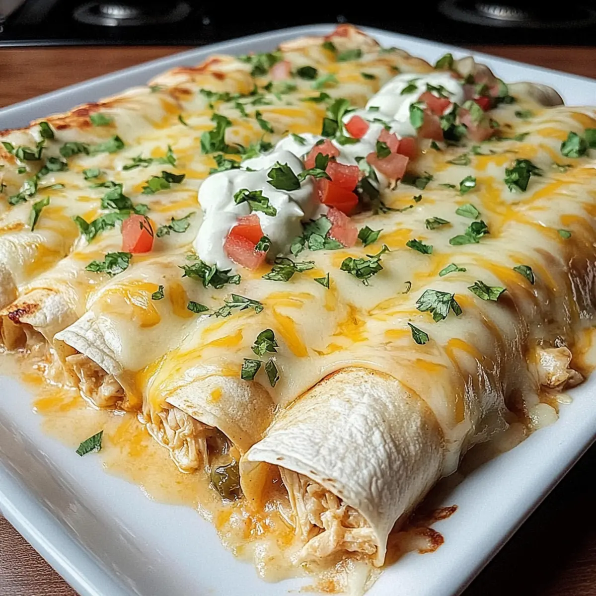 Queso Chicken Enchiladas That Everyone Will Love Tonight