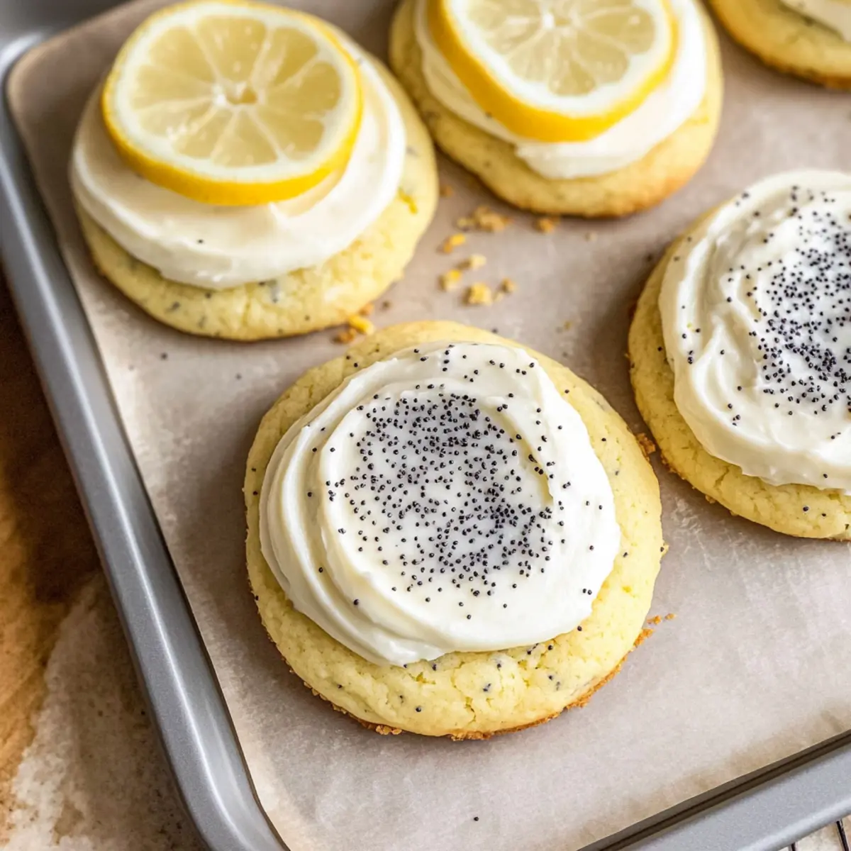 Lemon Poppy Seed Cheesecake Cookies: Zesty Treats to Savor