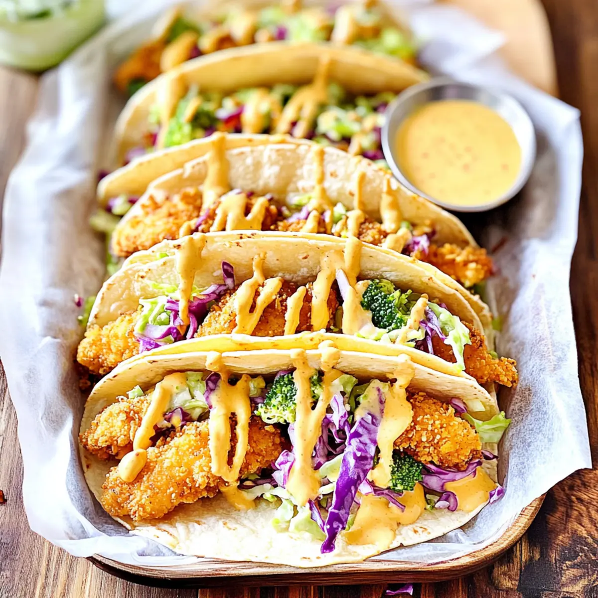 Savory Honey Mustard Chicken Tacos in Under 25 Minutes