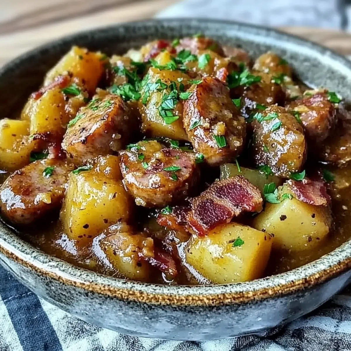 Cozy Dublin Coddle Sausage and Bacon Stew for Chilly Nights