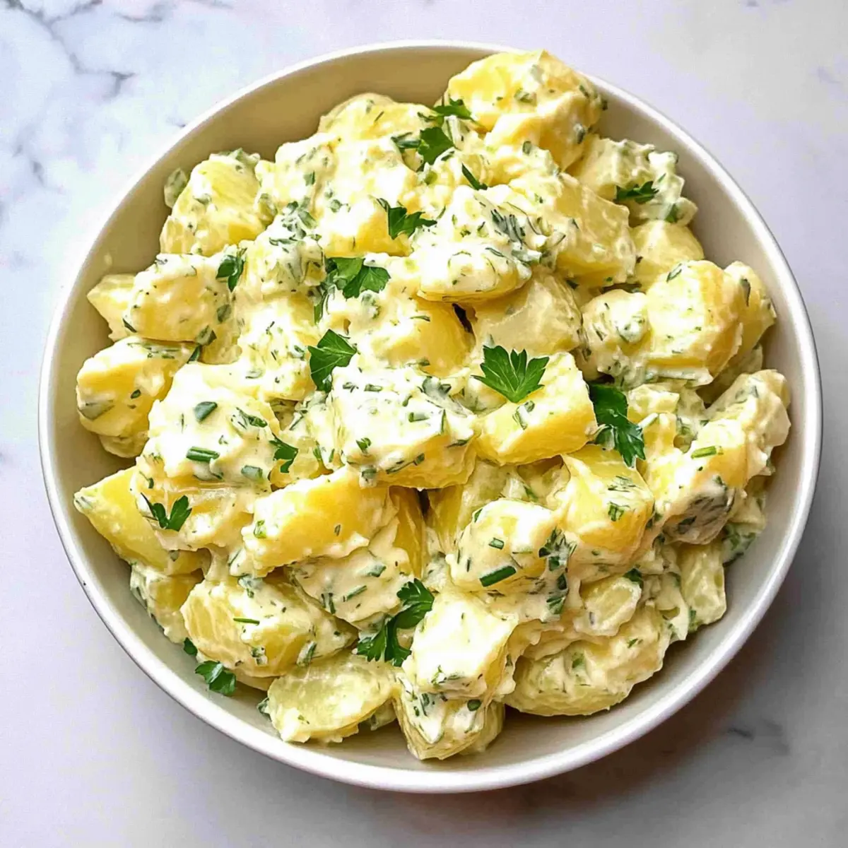 Creamy Potato Salad with Fresh Herbs for Perfect Summer Picnics