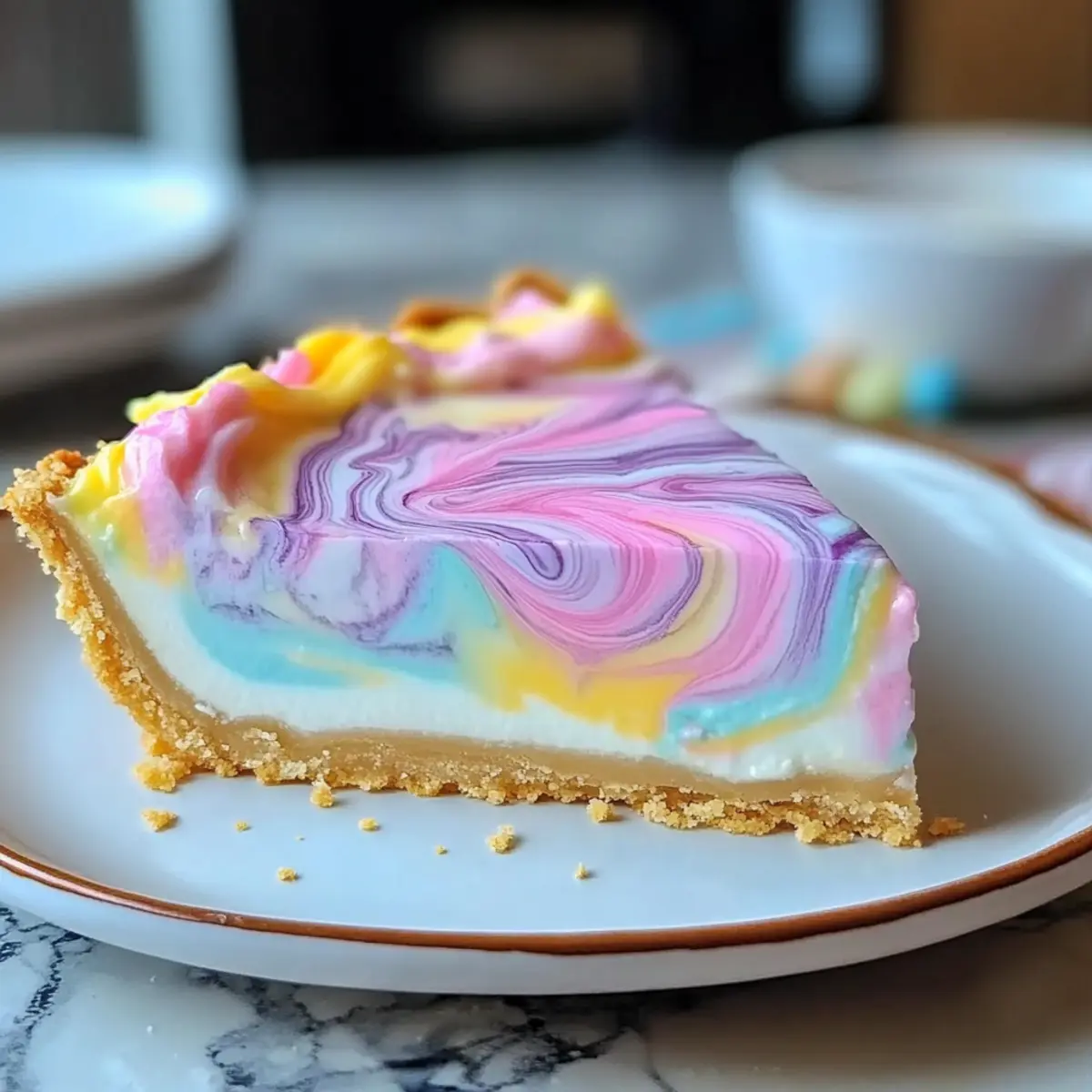 Easter Swirl Pie: A Creamy No-Bake Delight for Spring