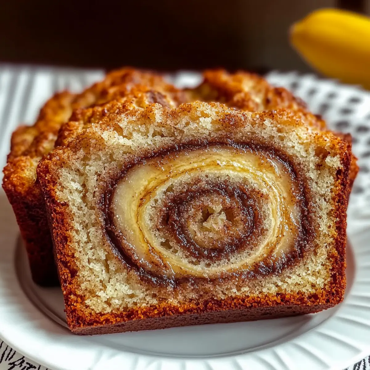 Cinnamon Swirl Banana Bread: Moist, Fluffy, and Irresistible!