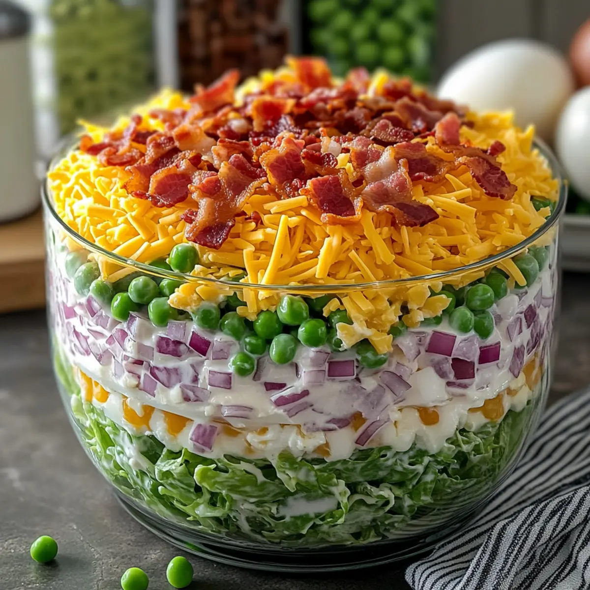 Delicious 7 Layer Salad Recipe for Nostalgic Gatherings