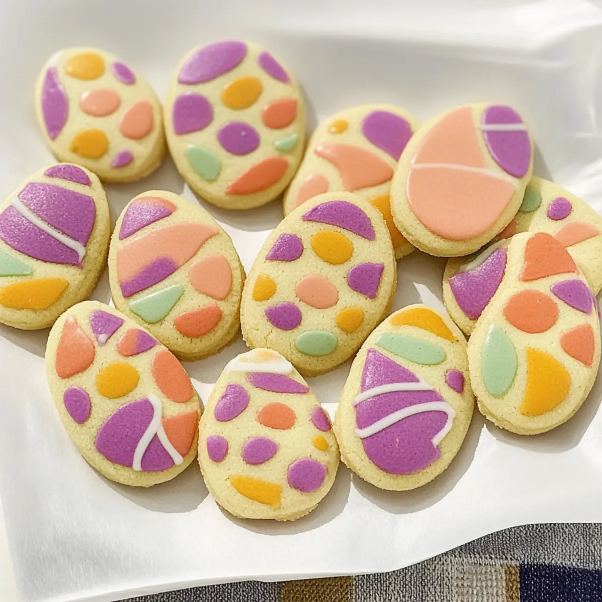 Celebrate Spring with Colorful Easter Egg Cookies Delight!