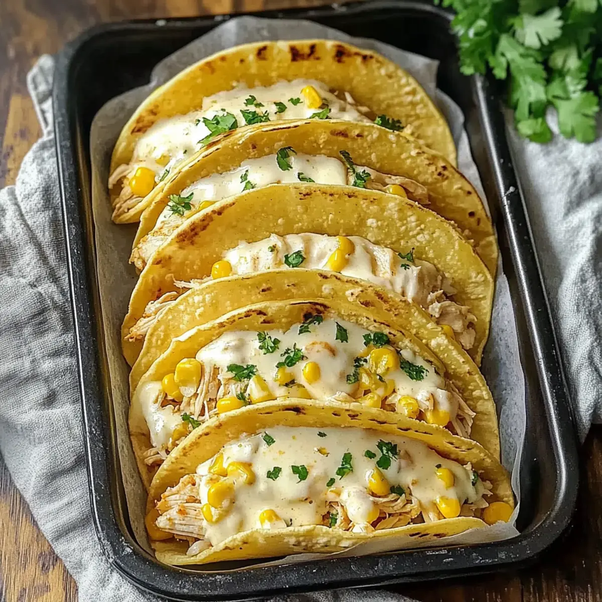 Creamy White Chicken Chili Tacos for Cozy Family Nights