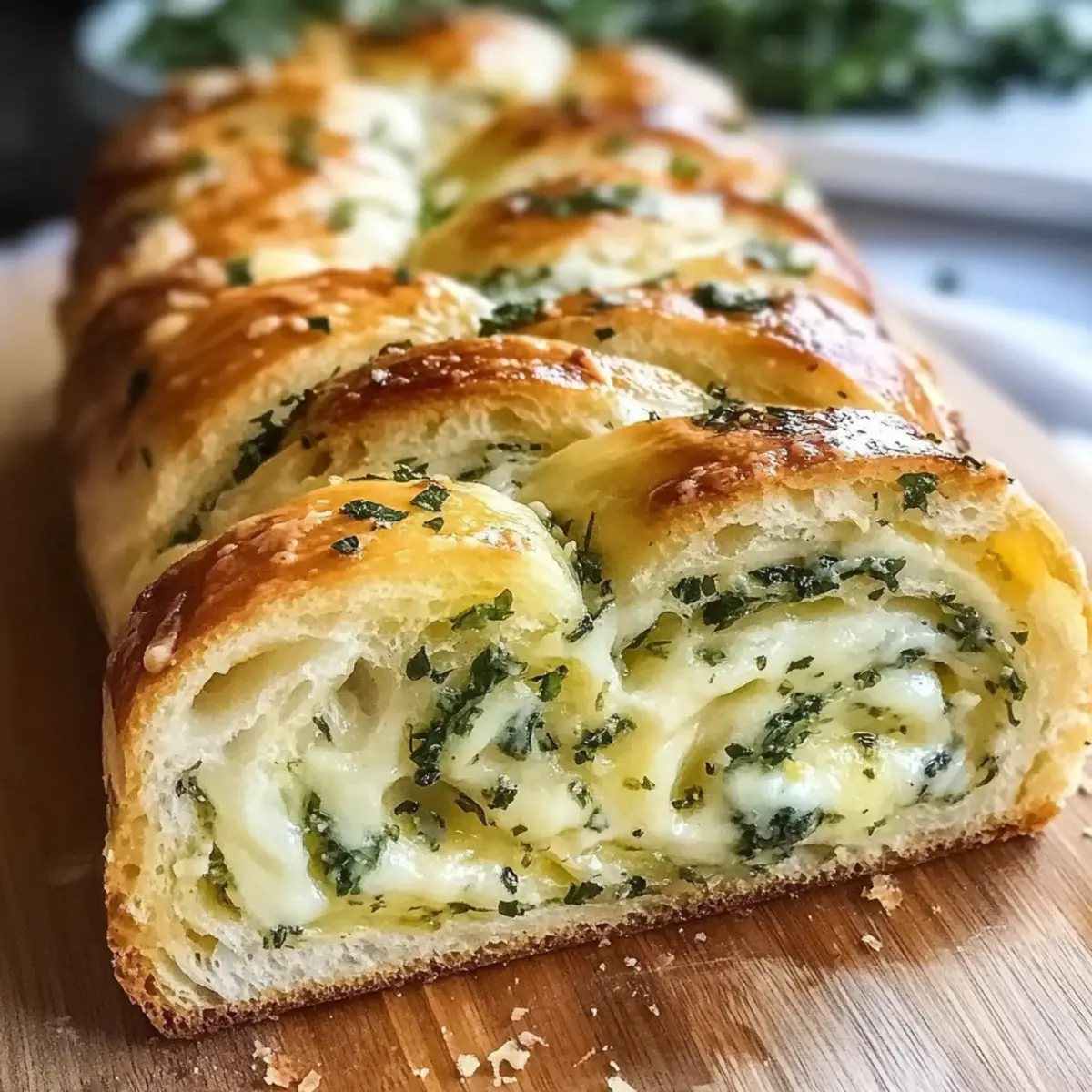 Swirled Garlic Herb and Cheese Bread for Cozy Gatherings