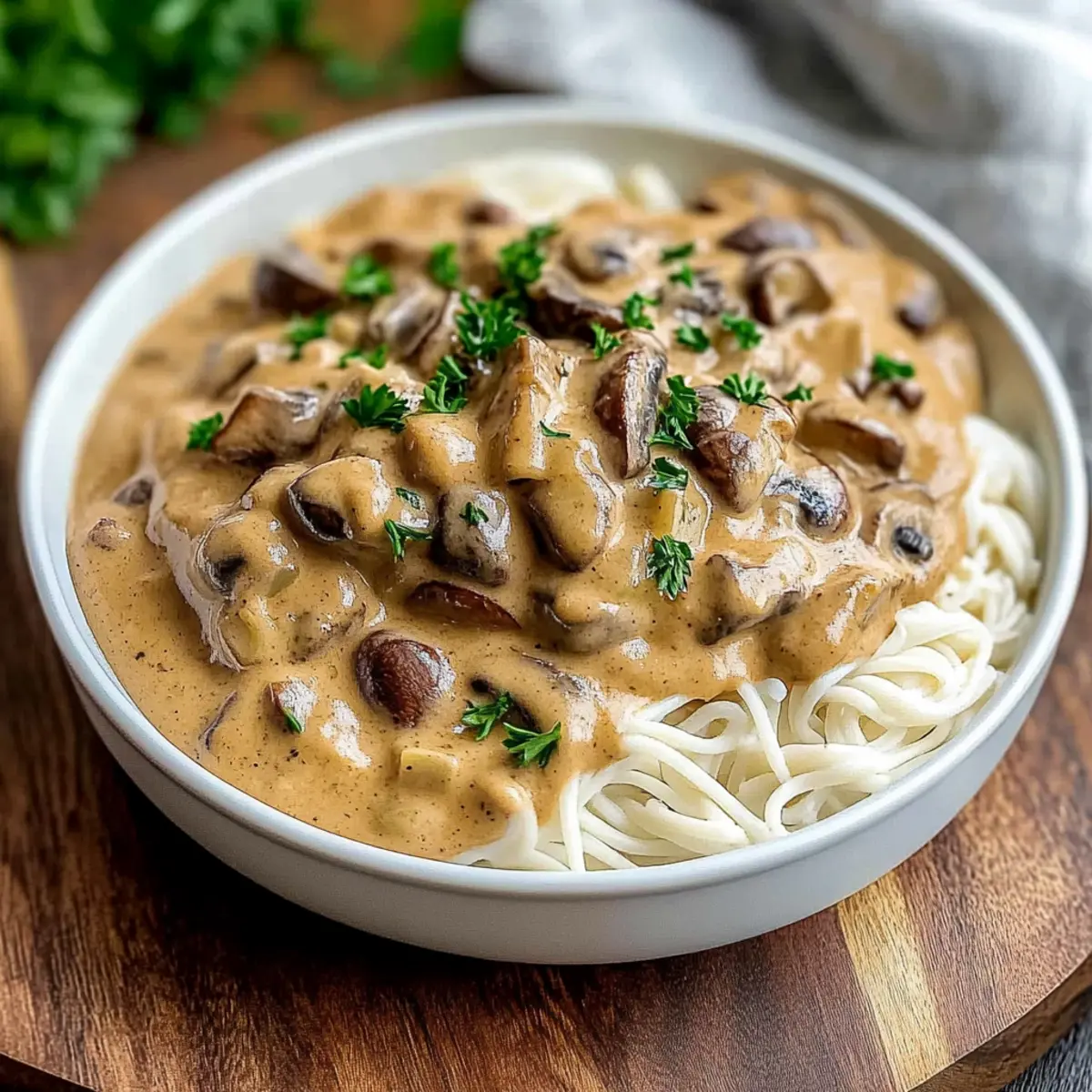 Mouthwatering Mushroom Stroganoff Recipe for Cozy Nights