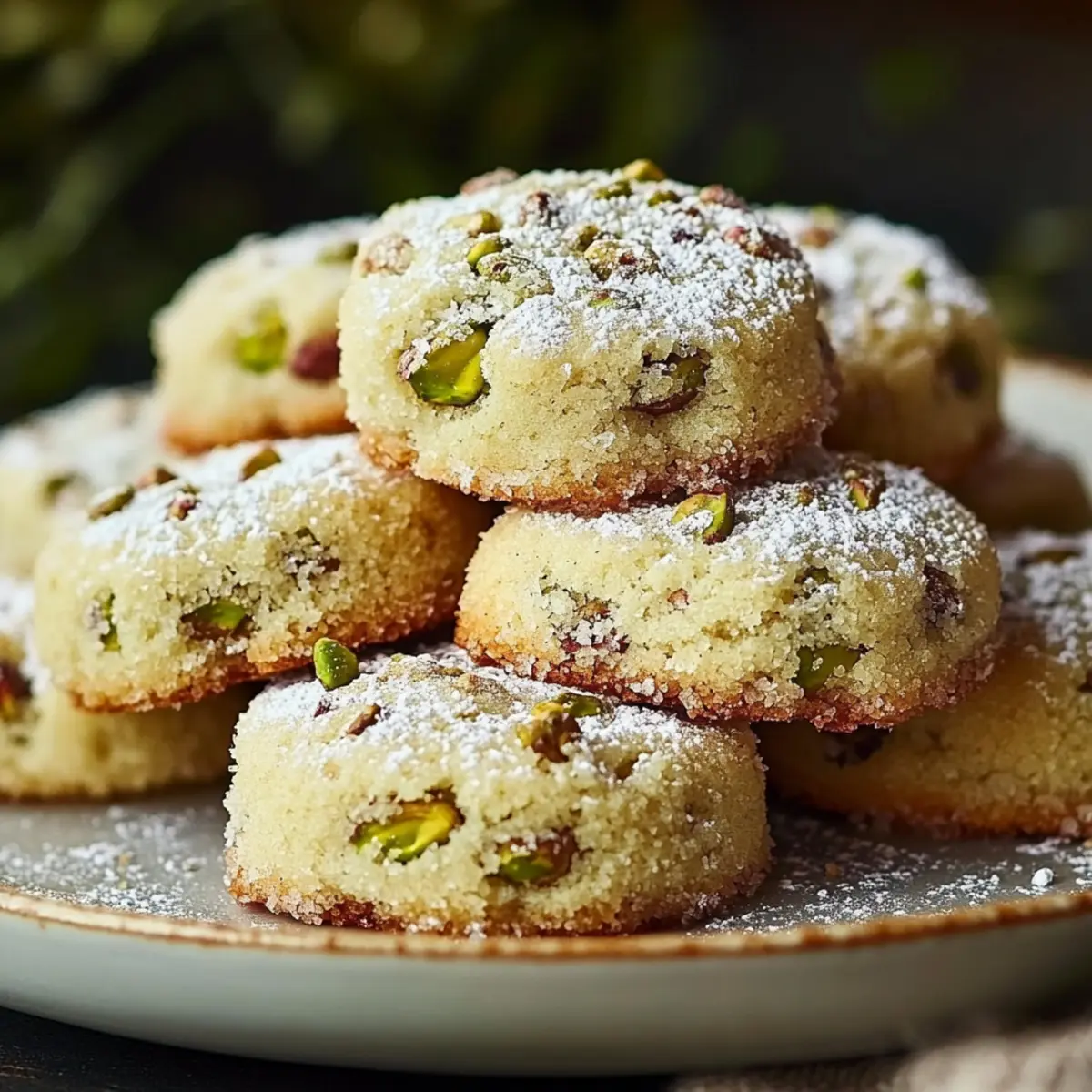 Pistachio Wedding Cookies: Irresistibly Soft and Sweet Treats