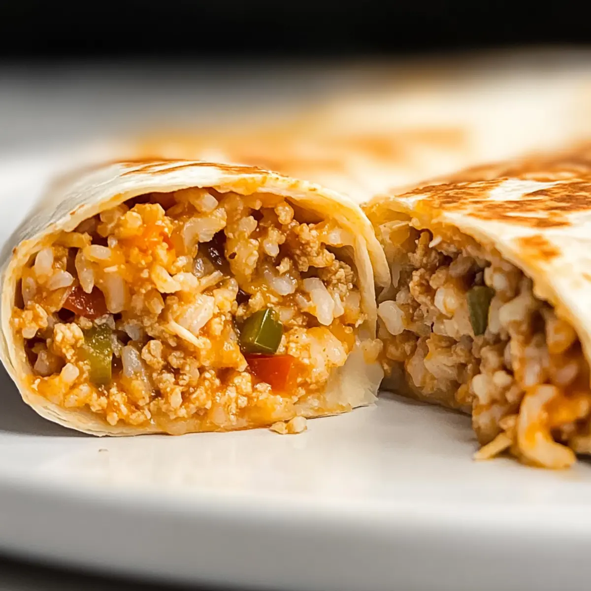 Cheesy Ground Chicken and Rice Burritos for Cozy Nights