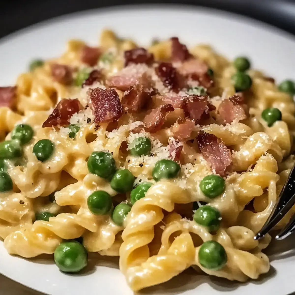 Creamy Pasta with Peas and Pancetta for Cozy Weeknight Dinners