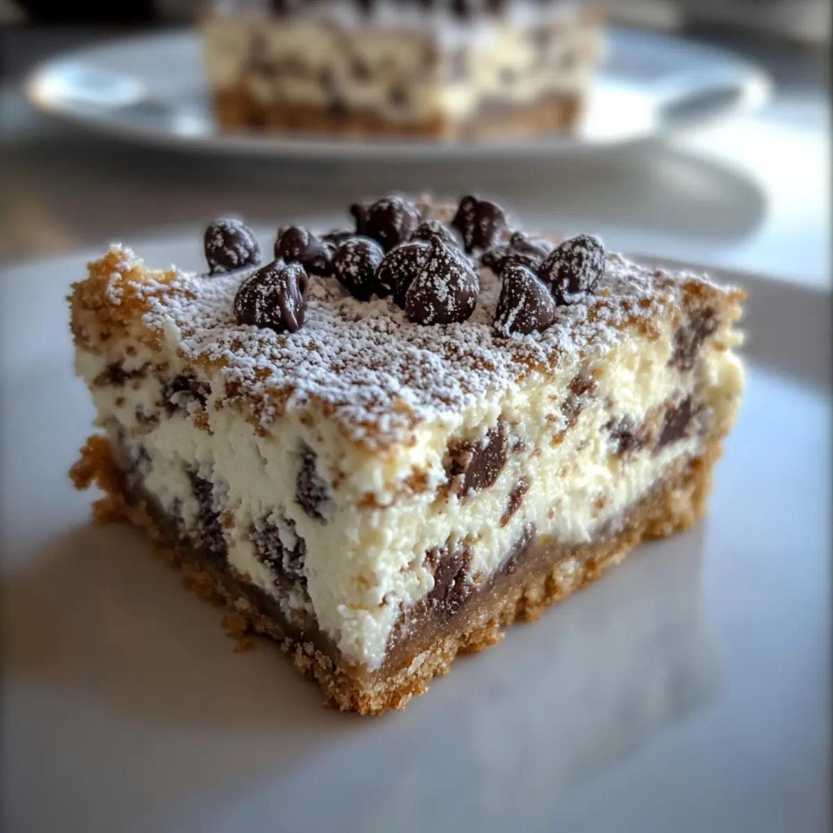 Sweet and Creamy Cannoli Cheesecake Bars for Easy Indulgence