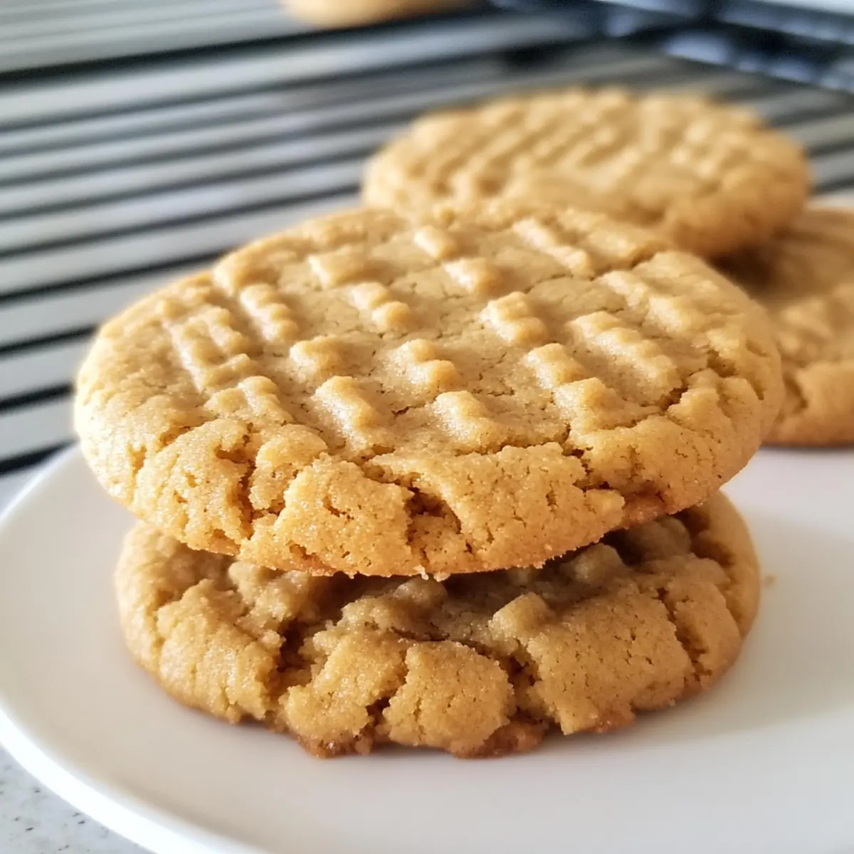 Soft Peanut Butter Cookies That Melt in Your Mouth