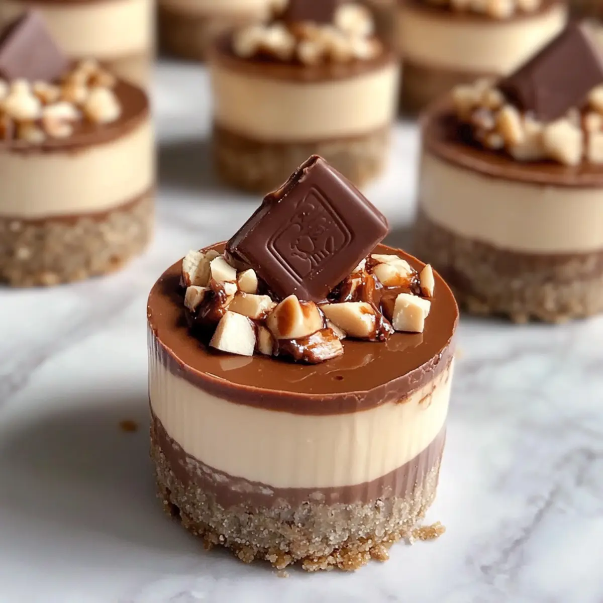 Mini Kinder Bueno Cheesecakes: Irresistibly Creamy Bites