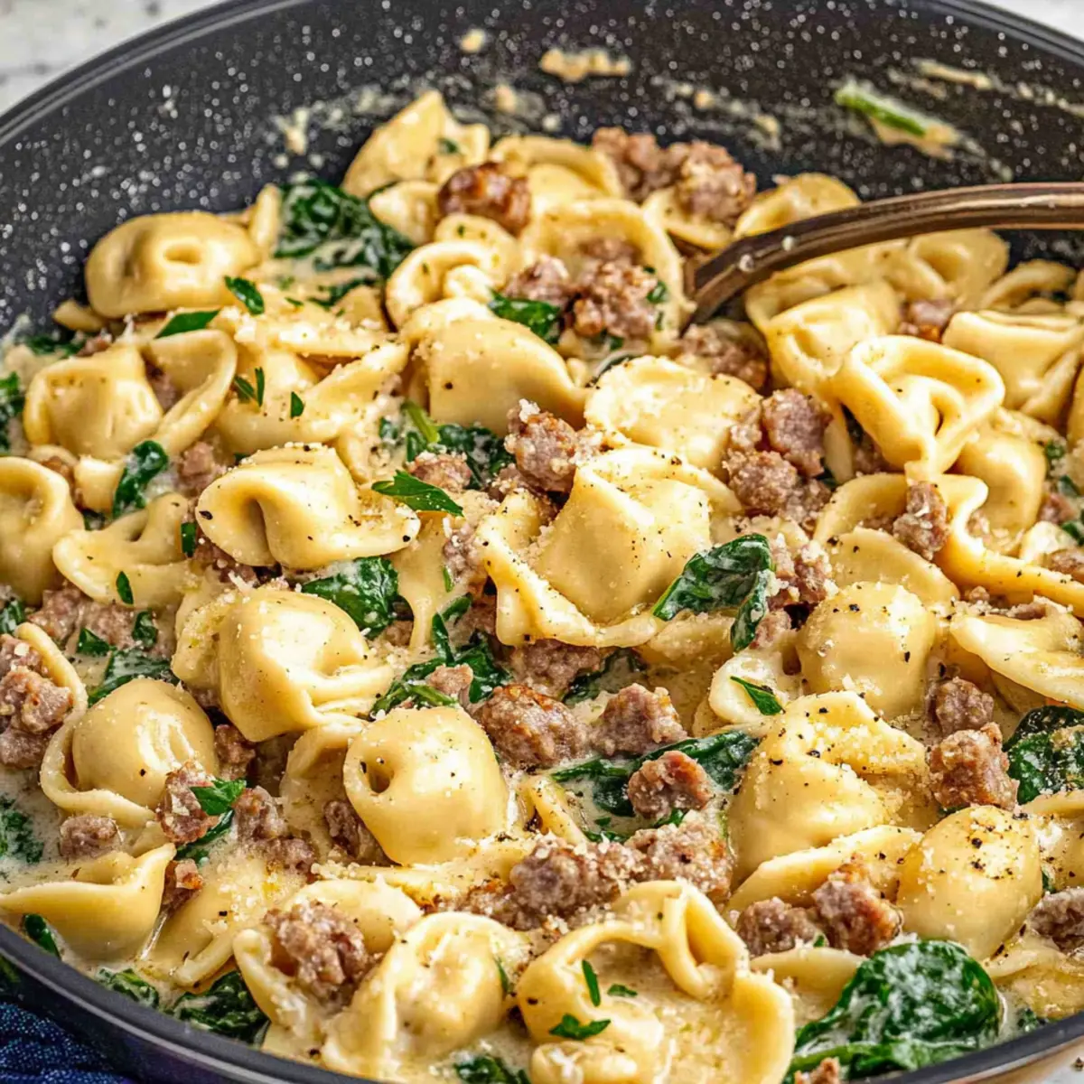 Creamy Sausage Tortellini for Quick Cozy Family Nights