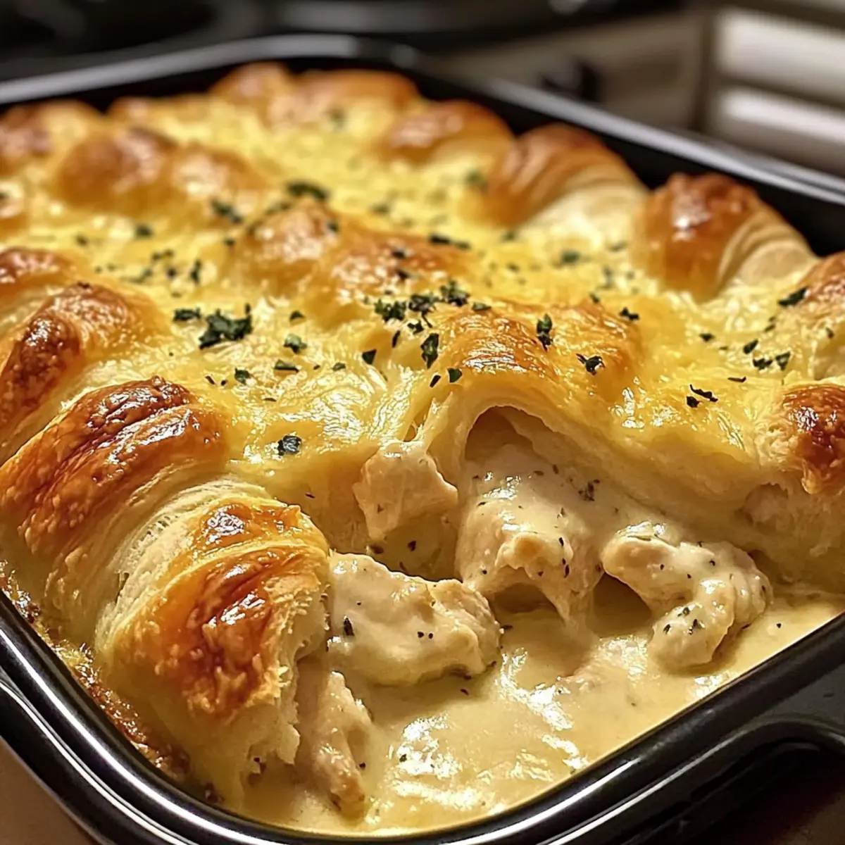 Comforting Cheesy Chicken Crescent Bake for Easy Weeknights