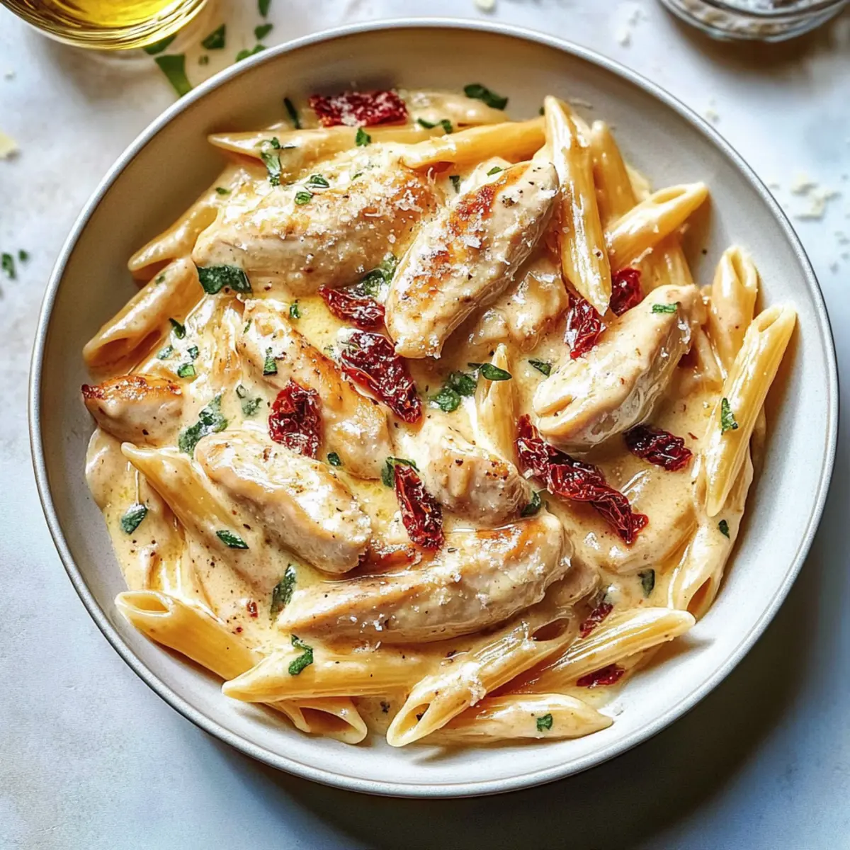 Creamy Marry Me Chicken Pasta That's Perfect for Date Night