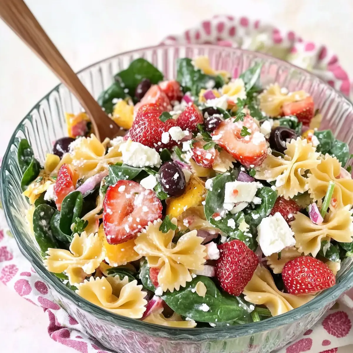 Refreshing Strawberry Fields Pasta Salad for Summer Bliss