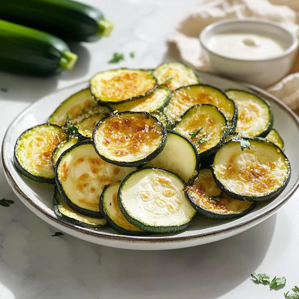 Crispy Air Fryer Zucchini Chips: Guilt-Free Snack Delight